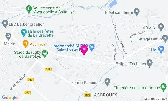Localisation Intermarché Station