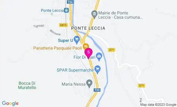 Localisation Le Relais du San Pedrone