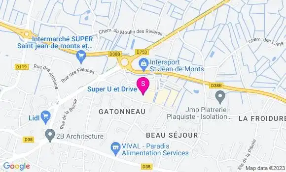 Localisation Super U