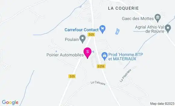 Localisation Poirier Automobiles