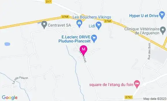 Localisation Station Leclerc