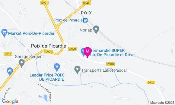 Localisation Intermarché Station