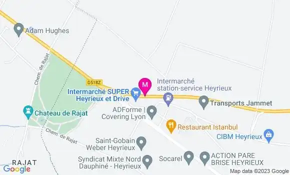Localisation Intermarché Station
