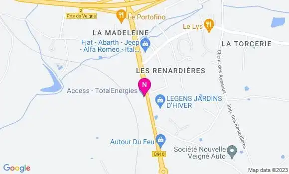 Localisation Relais les Renardieres