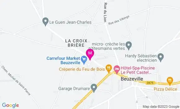 Localisation Carrefour Market