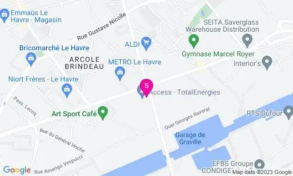 Localisation Relais Amiral Mouchez