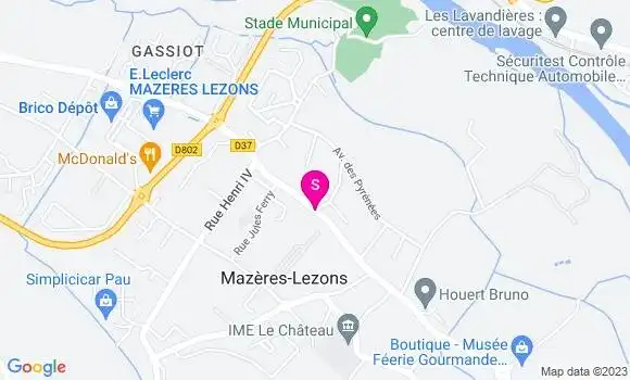Localisation Station Leclerc