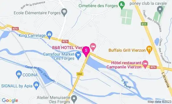 Localisation Carrefour Market