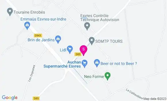 Localisation Station Auchan Supermarché