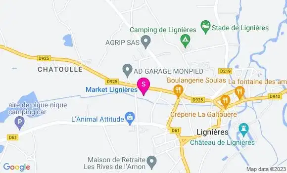 Localisation Carrefour Market