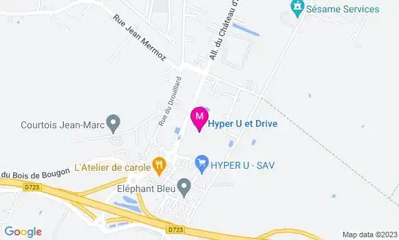 Localisation Hyper U