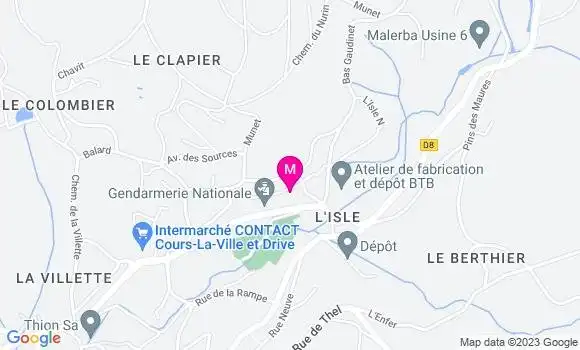 Localisation Intermarché