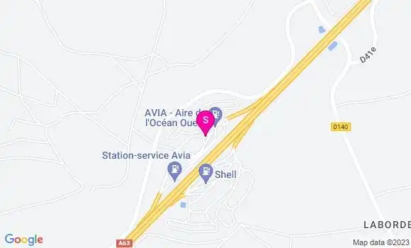 Localisation Station Avia