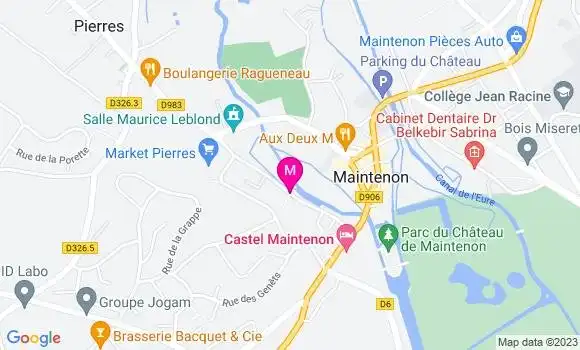 Localisation Carrefour Market