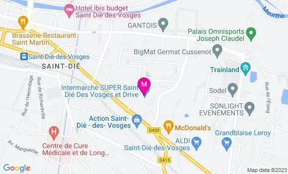 Localisation Intermarché Station