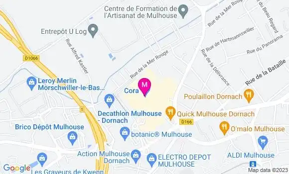 Localisation Cora Dornach
