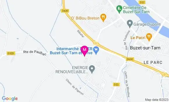 Localisation Intermarché Station
