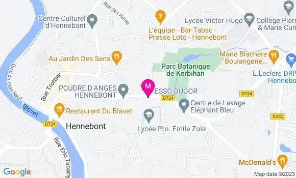 Localisation Garage Dugor