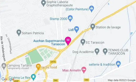 Localisation Auchan