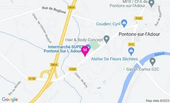 Localisation Intermarché Station