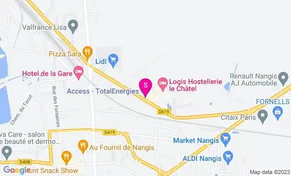 Localisation Access TotalEnergies