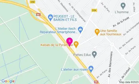 Localisation Station Bp