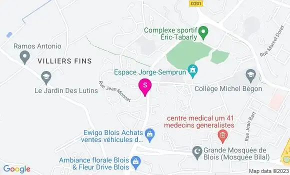 Localisation Carrefour Market