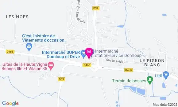 Localisation Intermarché Super