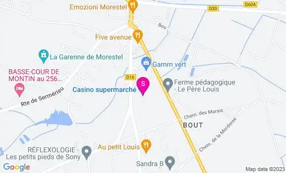 Localisation Géant Casino