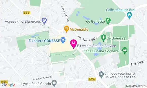 Localisation Station Leclerc