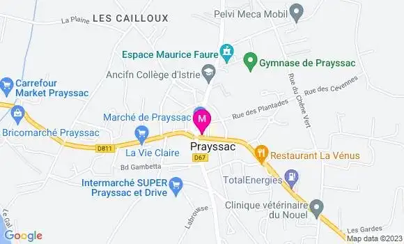 Localisation Intermarché Station