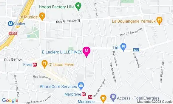 Localisation Station Service Leclerc