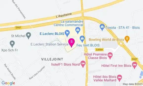 Localisation Station Leclerc