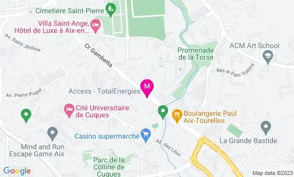 Localisation Relais Aix