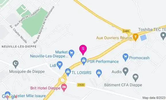 Localisation Carrefour Market