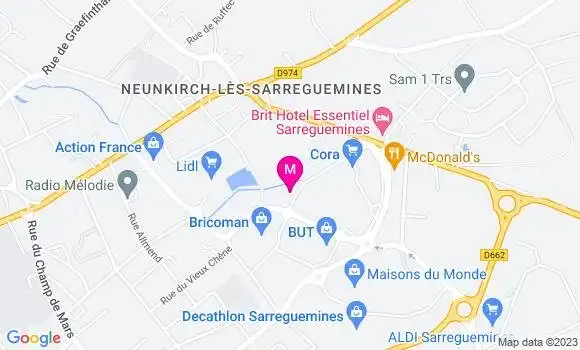 Localisation Station Cora