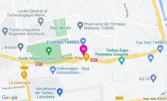 Localisation Station Service Leclerc