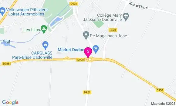 Localisation Carrefour Market