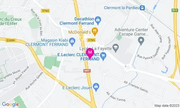 Localisation Station Leclerc