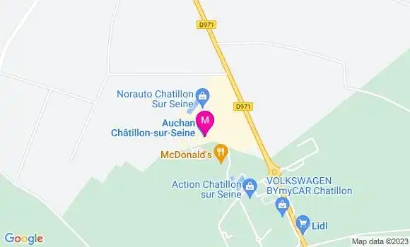 Localisation Station Auchan