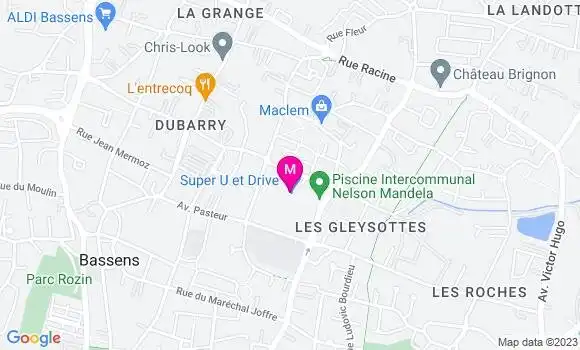 Localisation Super U