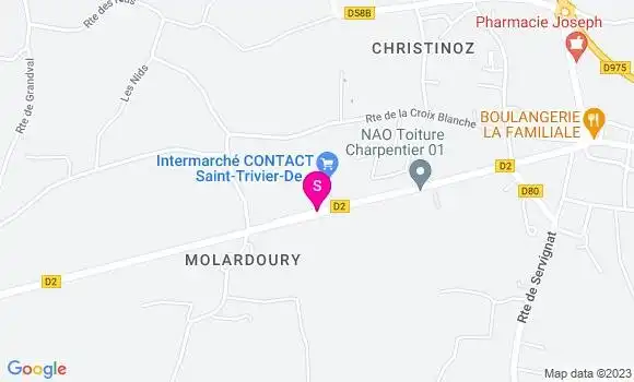 Localisation Intermarché Station