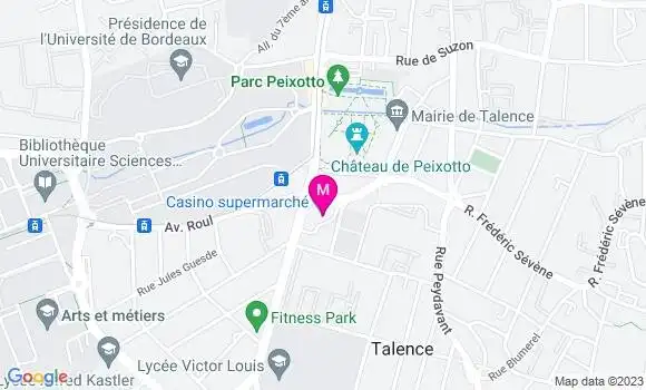 Localisation Supermarché Casino