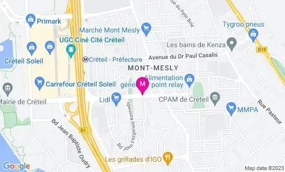 Localisation Carrefour