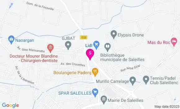 Localisation Garage Calvet