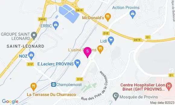 Localisation Station Leclerc