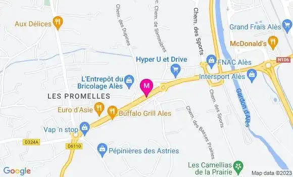 Localisation Hyper U