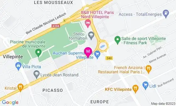 Localisation Auchan