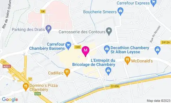 Localisation Station Carrefour