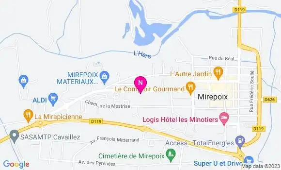 Localisation Relais Saint Christophe